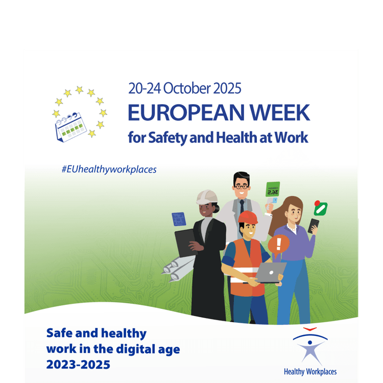 20-24 oktober was het Europese week voor veiligheid en gezondheid op het werk 2025